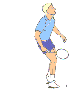 Animierte GIFS Badminton 2