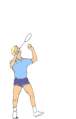 Animierte GIFS Badminton 2