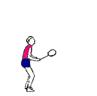Animierte GIFS Badminton 3