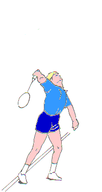 Animierte GIFS Badminton 4