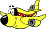 animierte GIFS Flugzeuge