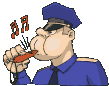 Animierte GIFS Polizei